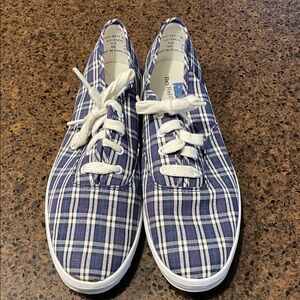 Keds Champion Plaid Oxfords